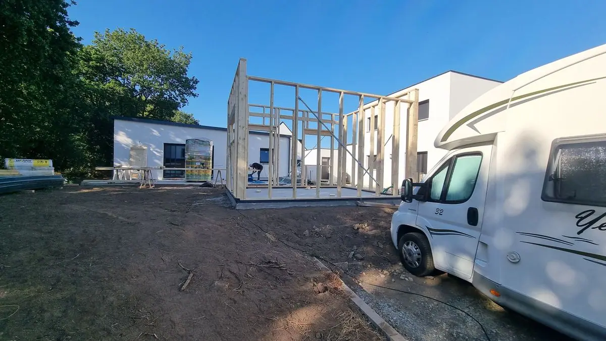 Abri de jardin de 20 m² — photo du chantier 2