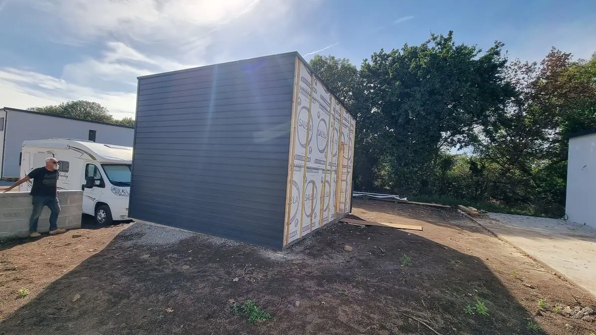 Abri de jardin de 20 m² — photo du chantier 19