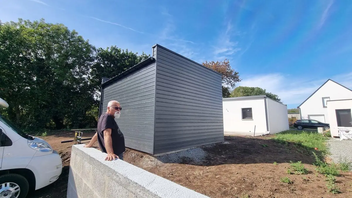 Abri de jardin de 20 m² — photo du chantier 20