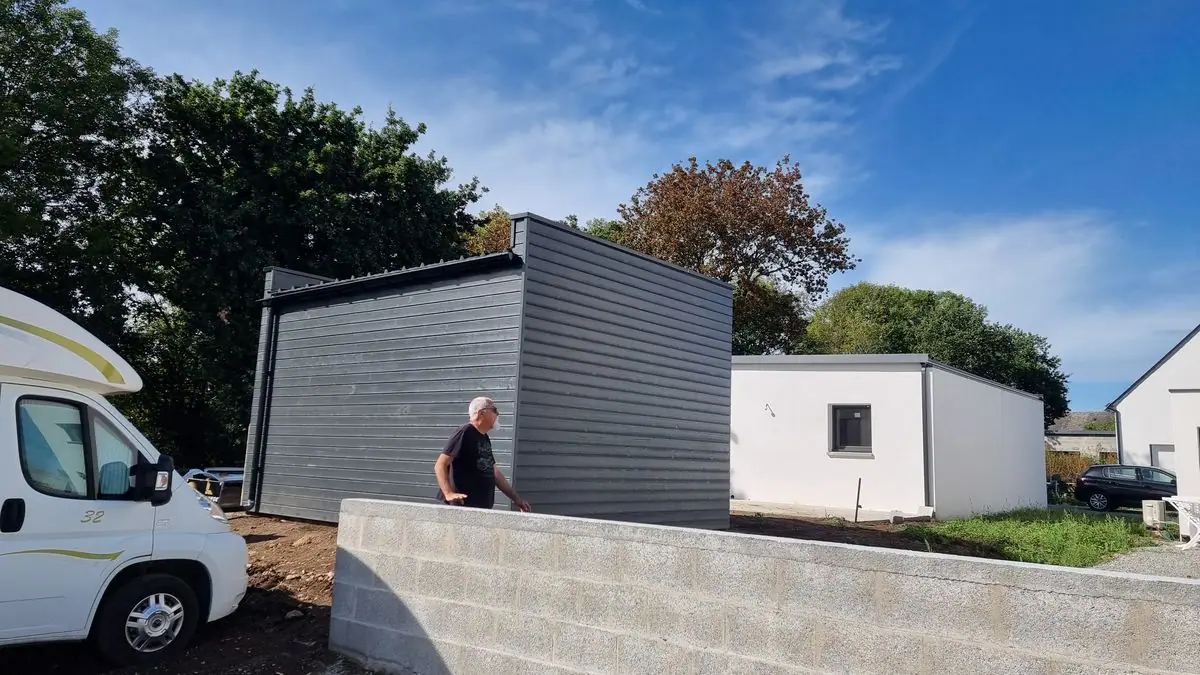 Abri de jardin de 20 m² — photo du chantier 21