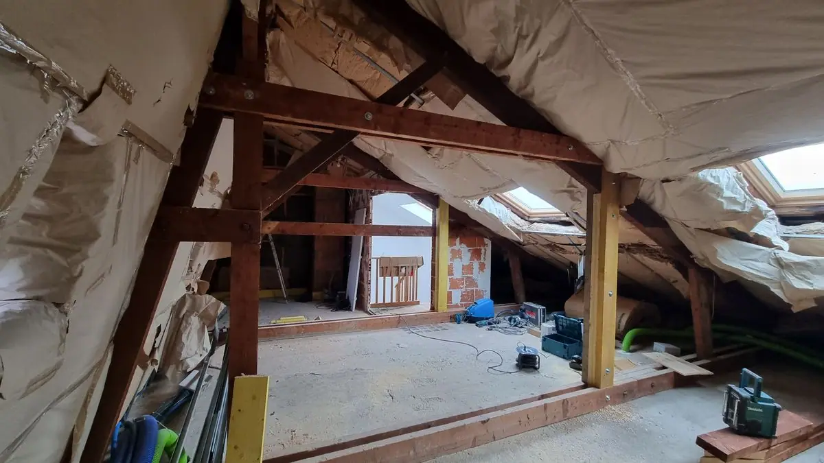 Aménagement de combles — photo du chantier 3
