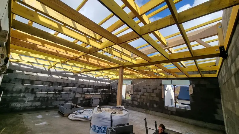 Charpente d’une maison individuelle — Labourde Charpente