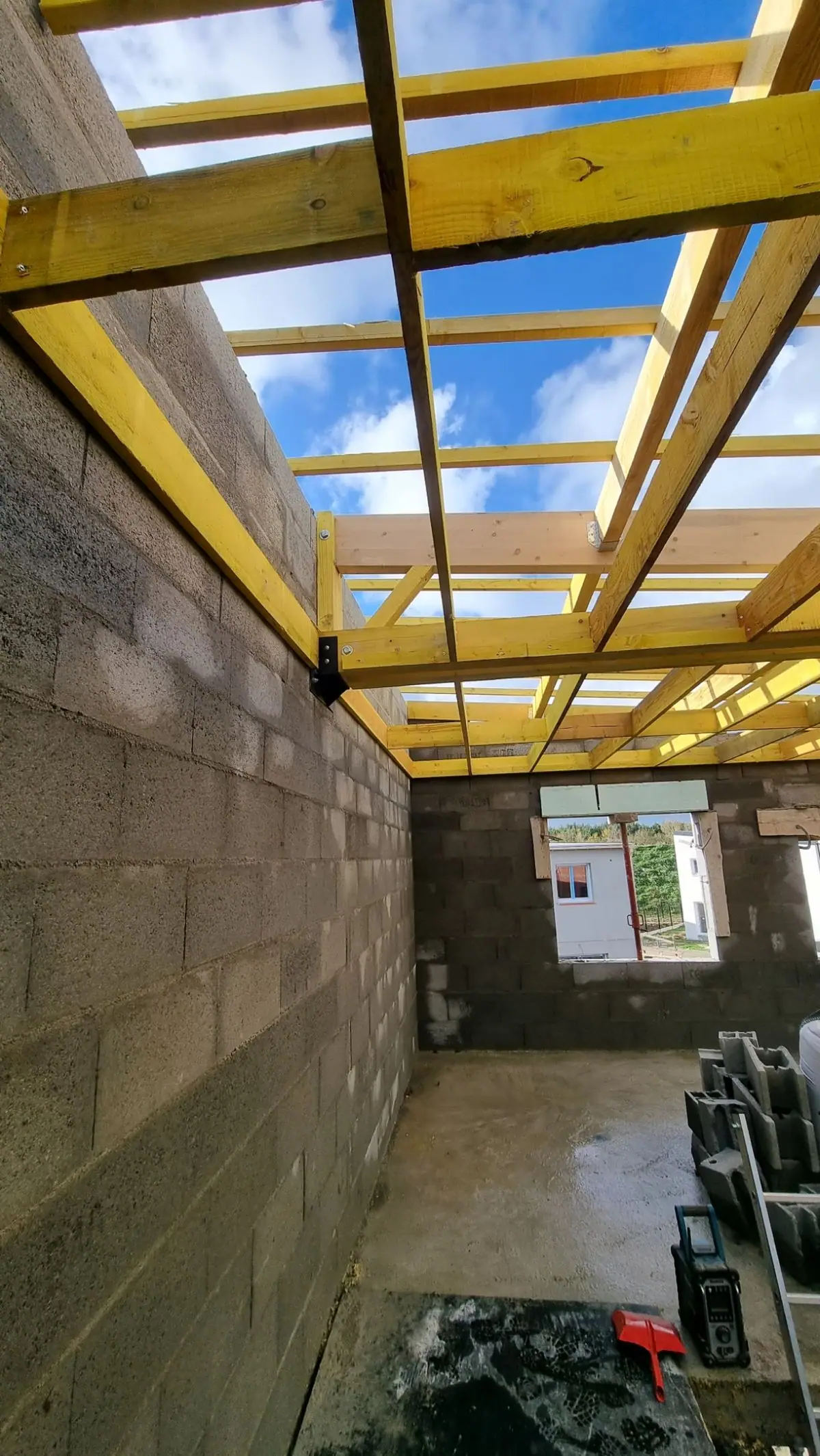 Charpente d’une maison individuelle — photo du chantier 9