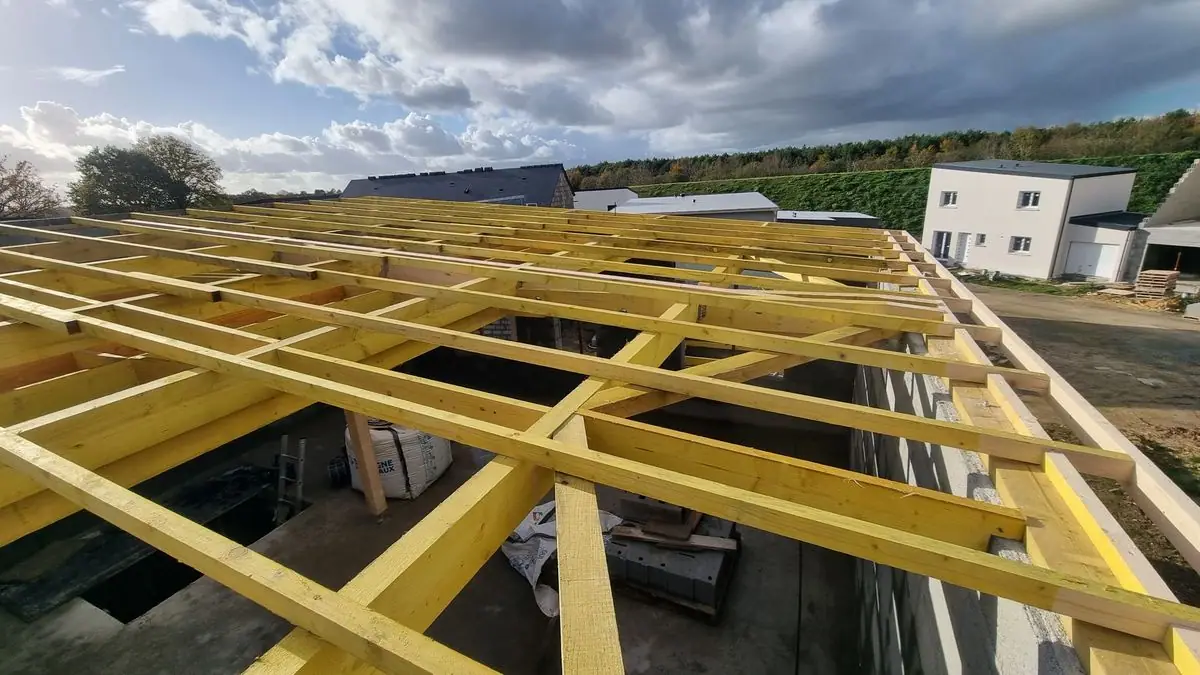 Charpente d’une maison individuelle — photo du chantier 10