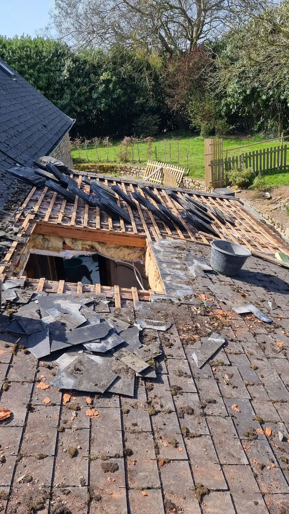 Extension d’une longère — photo du chantier 4