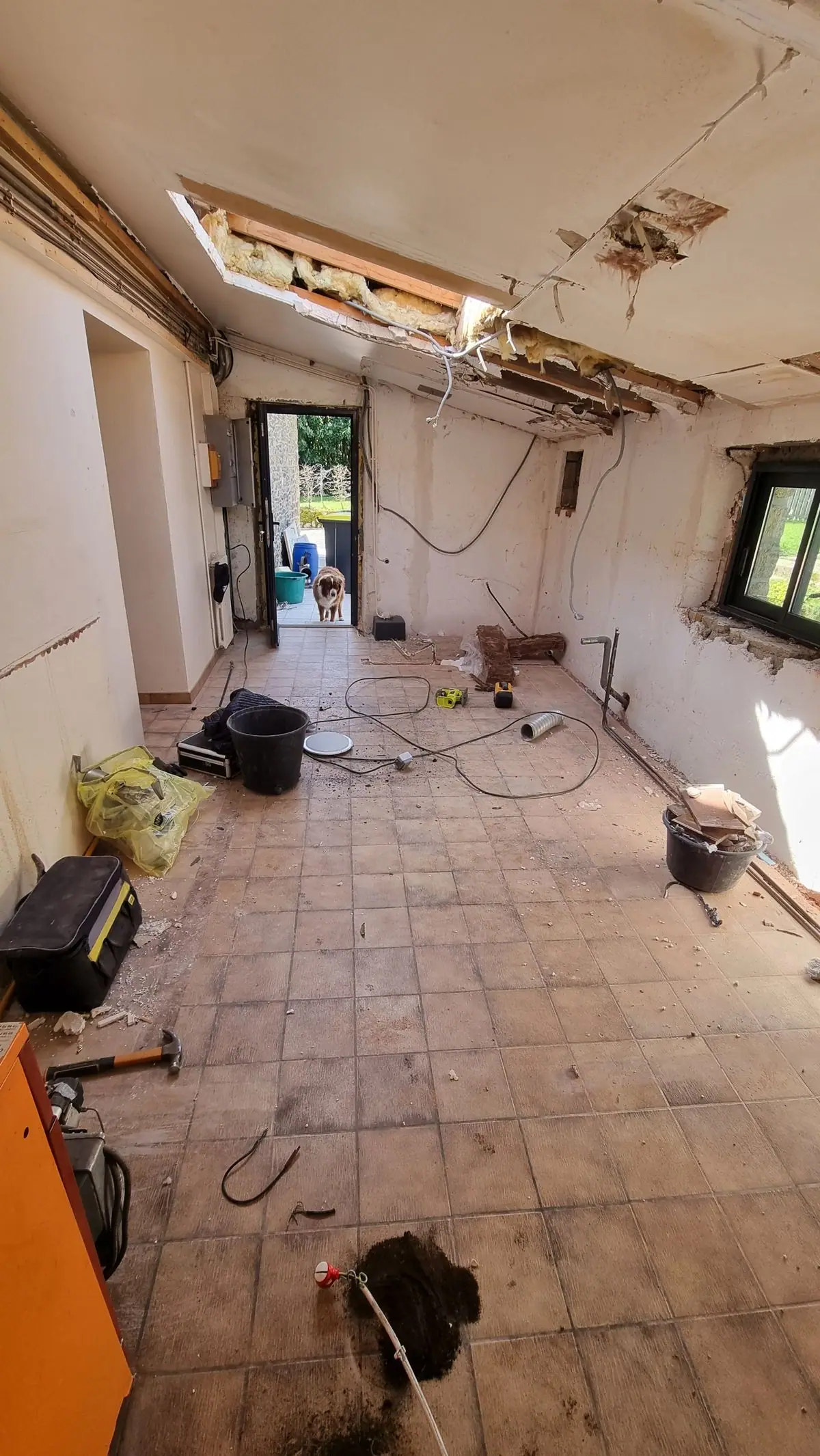 Extension d’une longère — photo du chantier 5