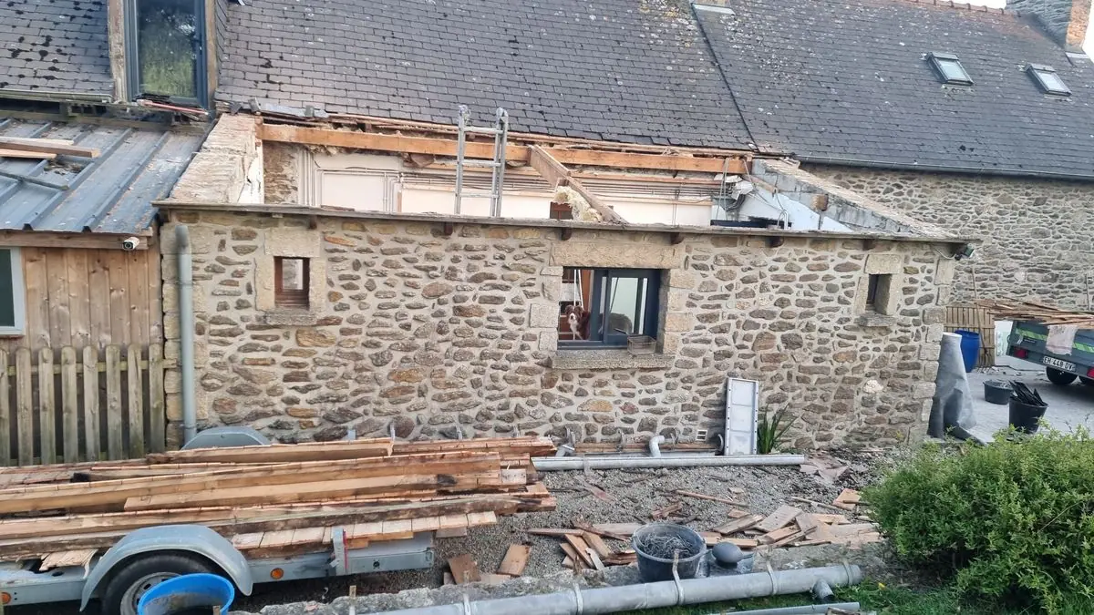Extension d’une longère — photo du chantier 6