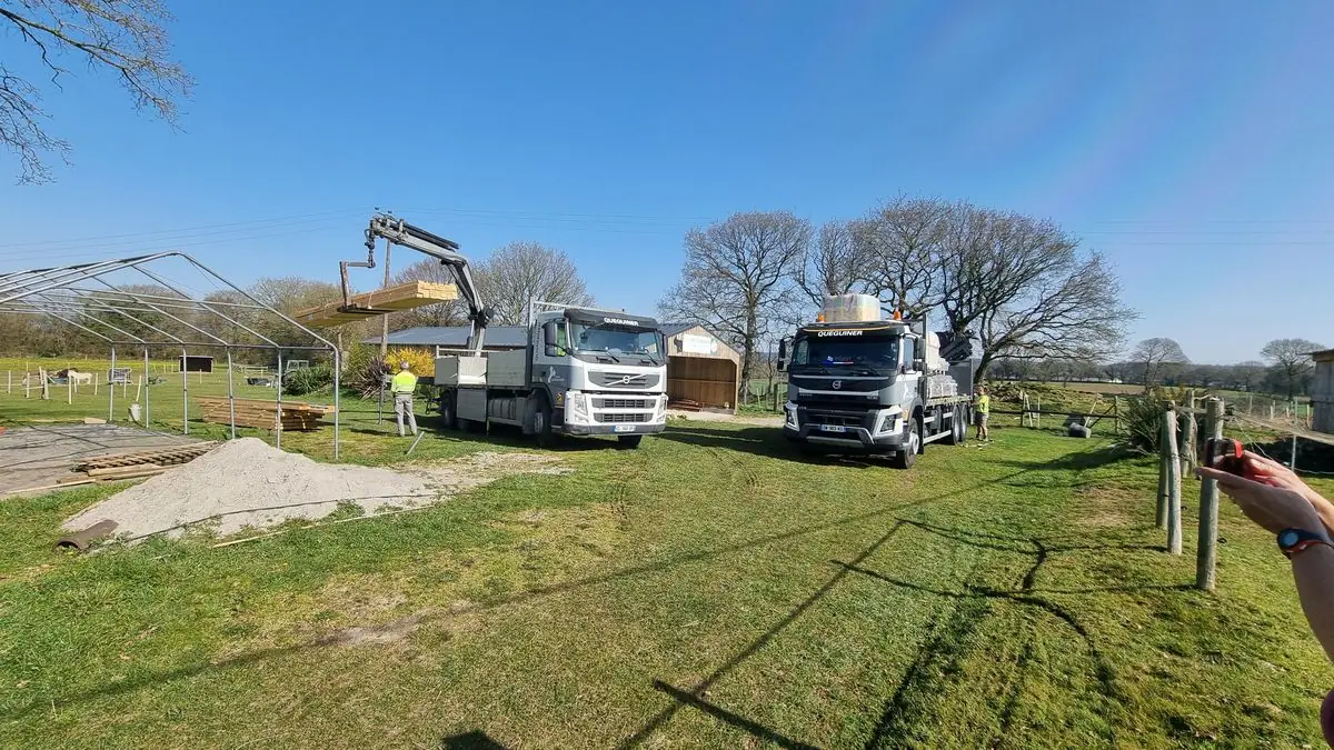 Extension d’une longère — photo du chantier 8