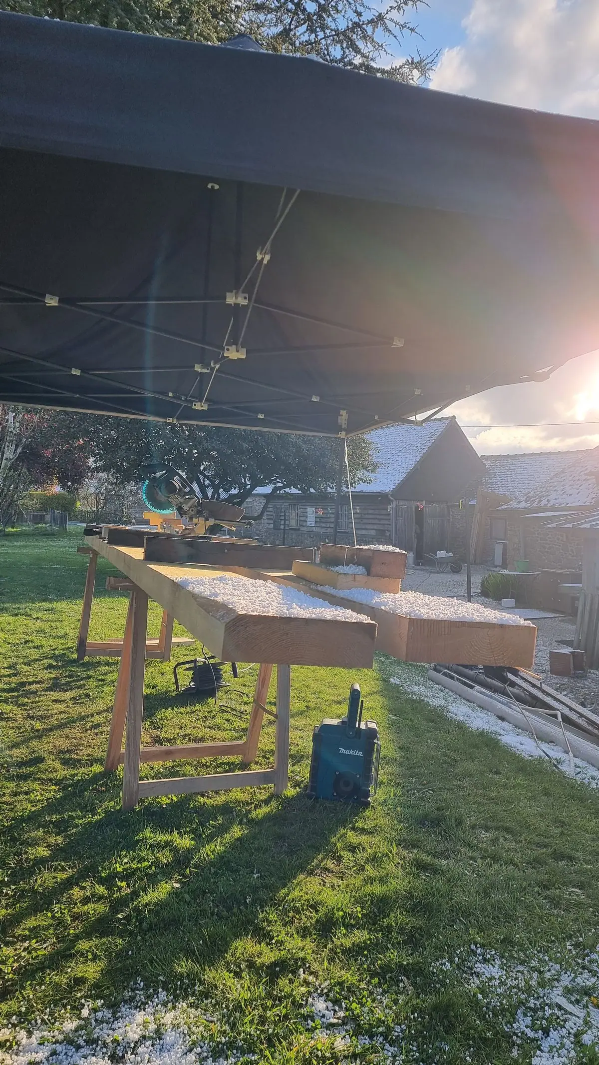 Extension d’une longère — photo du chantier 11