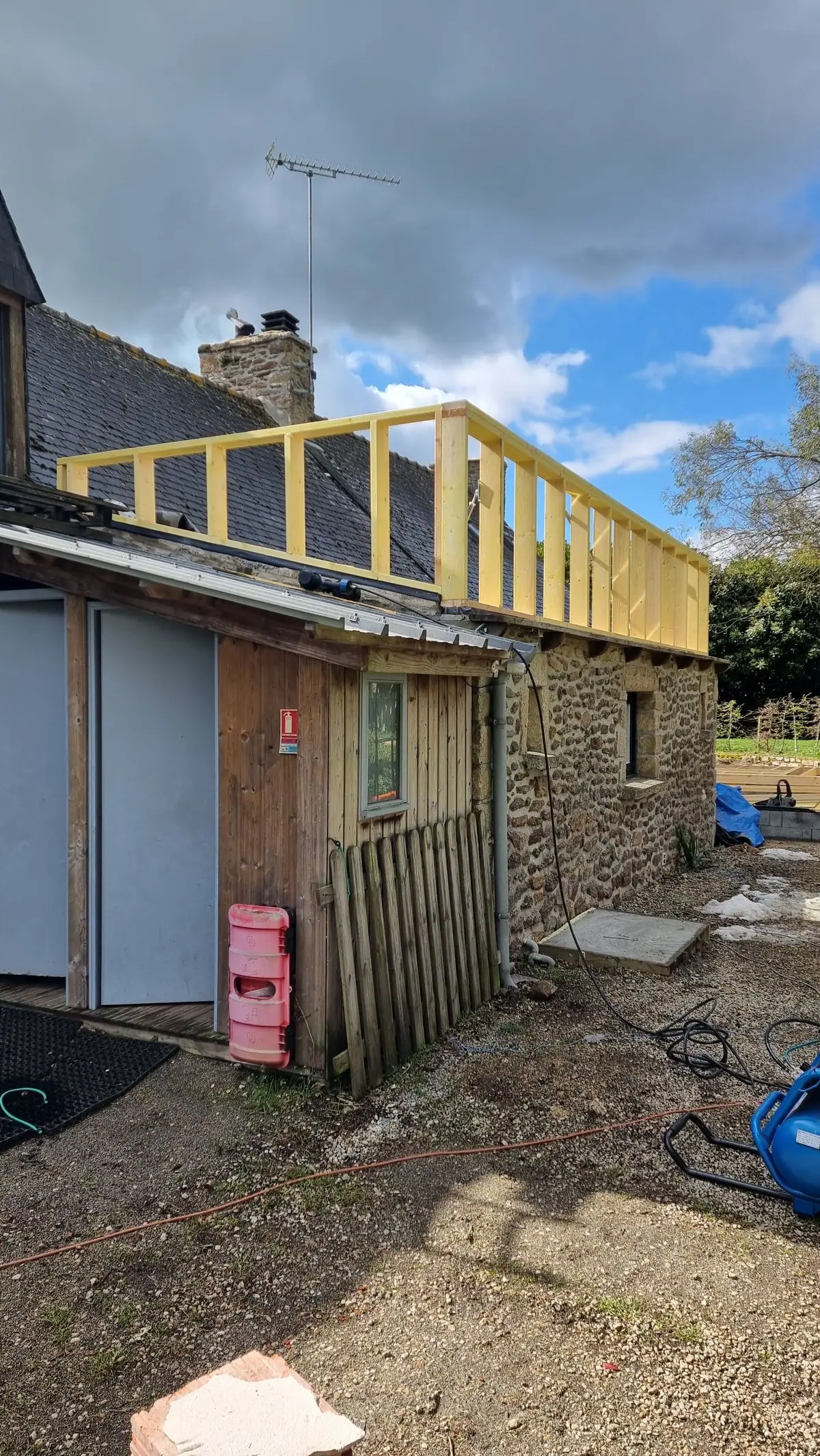 Extension d’une longère — photo du chantier 12