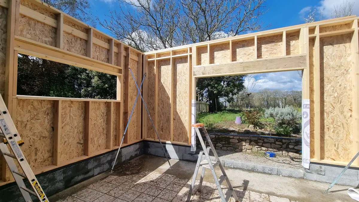 Extension d’une longère — photo du chantier 16