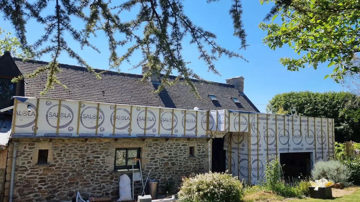 Extension d’une longère — photo du chantier 17