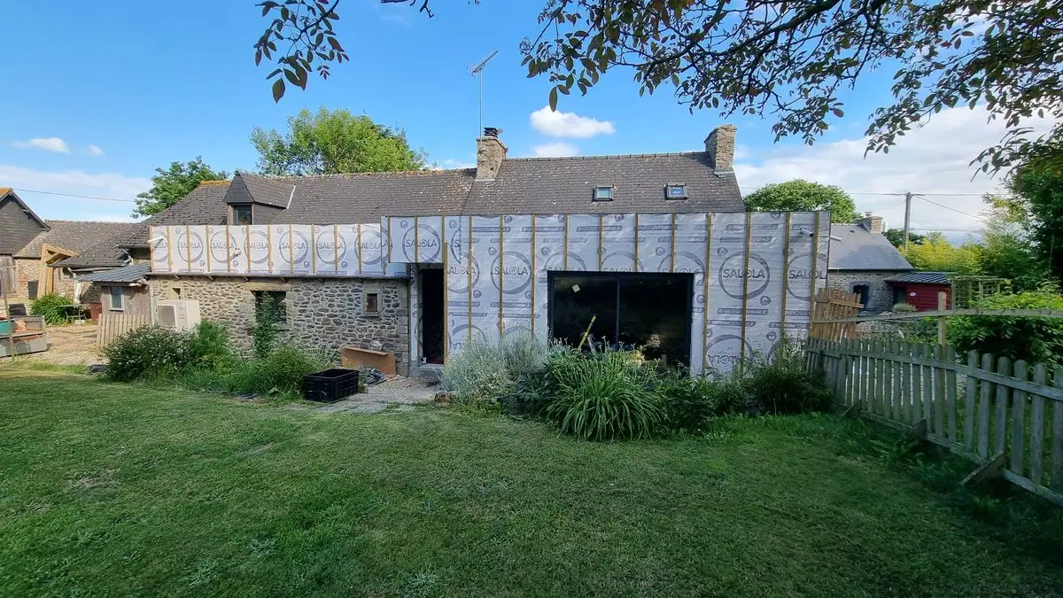 Extension d’une longère — photo du chantier 18