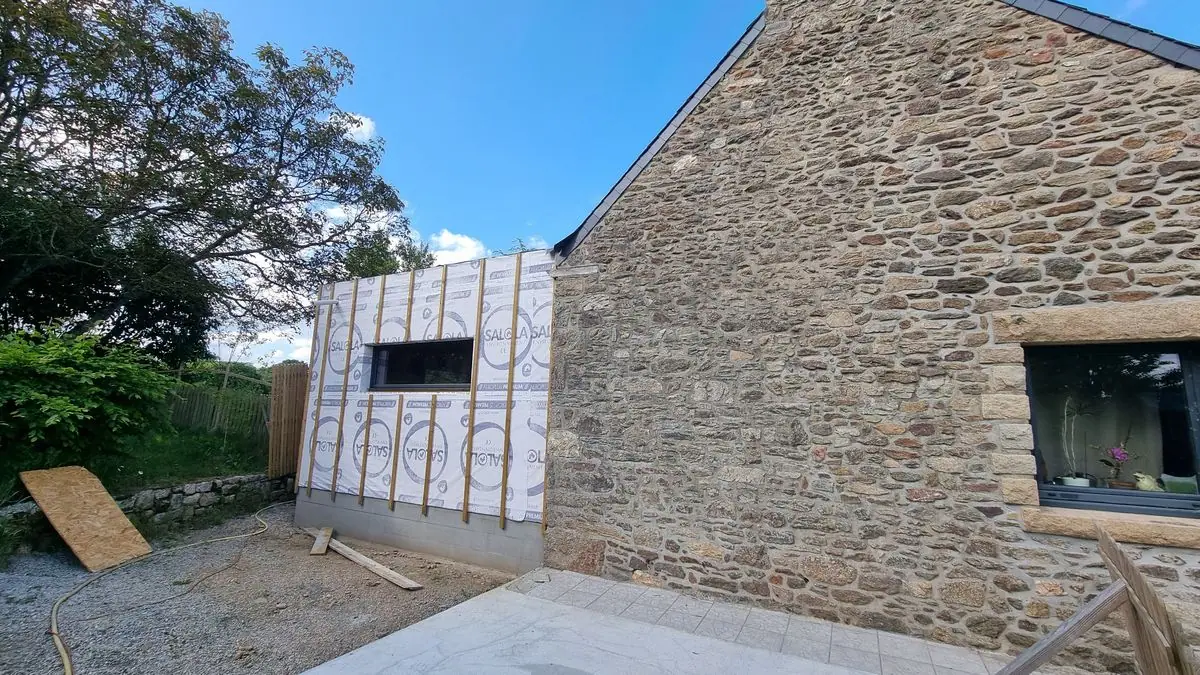 Extension d’une longère — photo du chantier 19