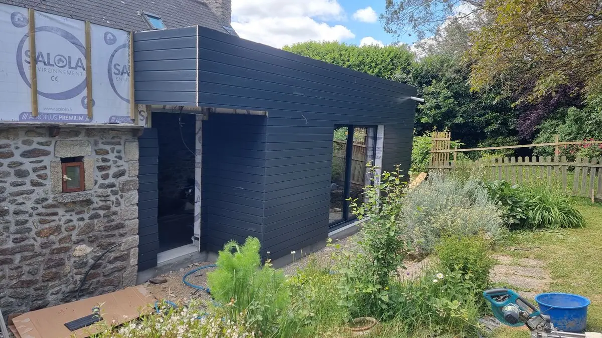 Extension d’une longère — photo du chantier 20
