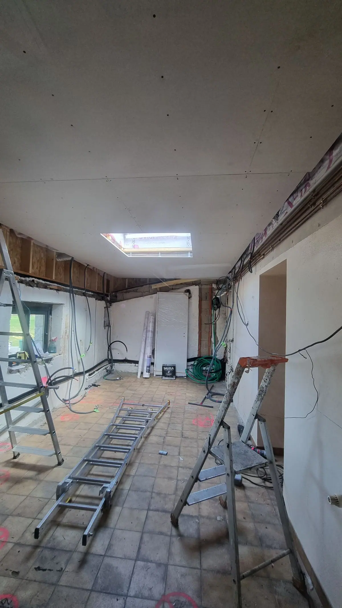 Extension d’une longère — photo du chantier 21