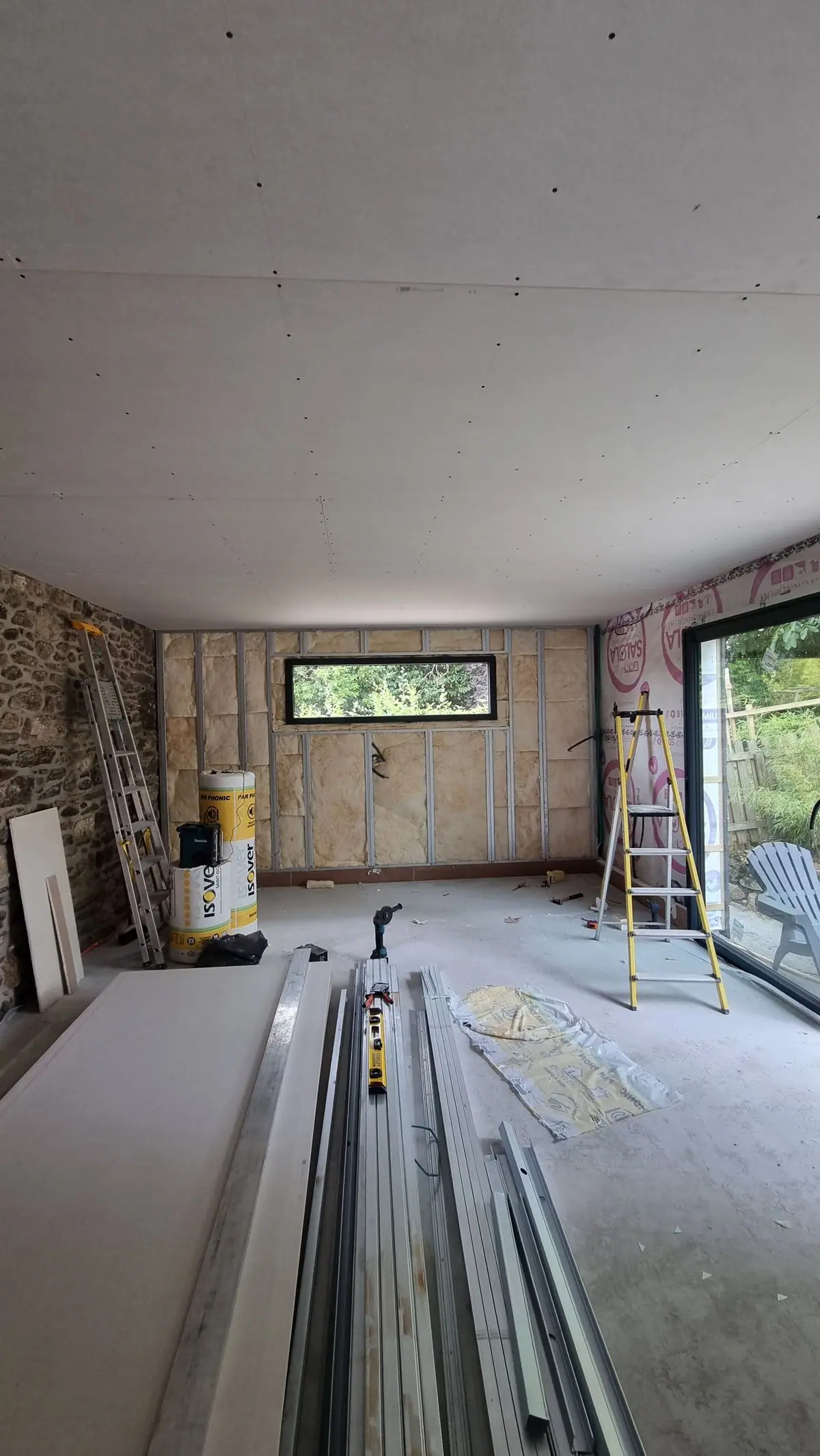 Extension d’une longère — photo du chantier 23