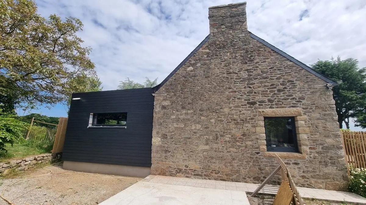 Extension d’une longère — photo du chantier 26