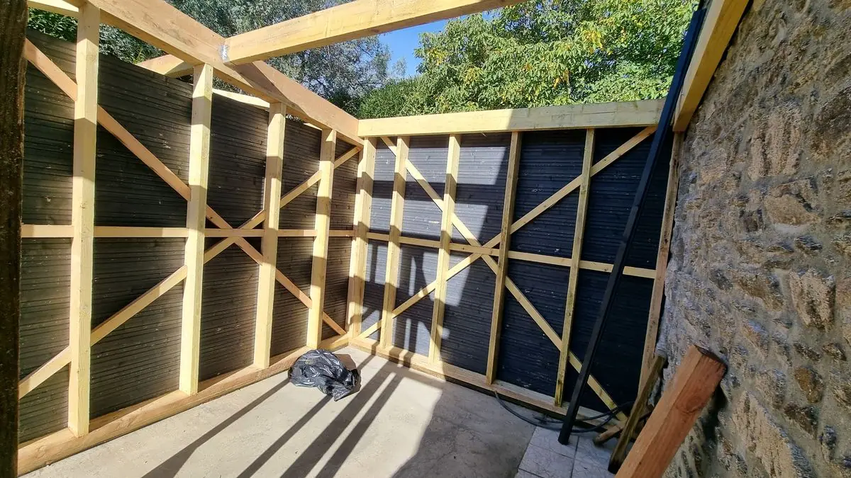 Extension d’une longère — photo du chantier 30