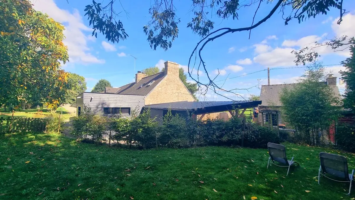 Extension d’une longère — photo du chantier 34