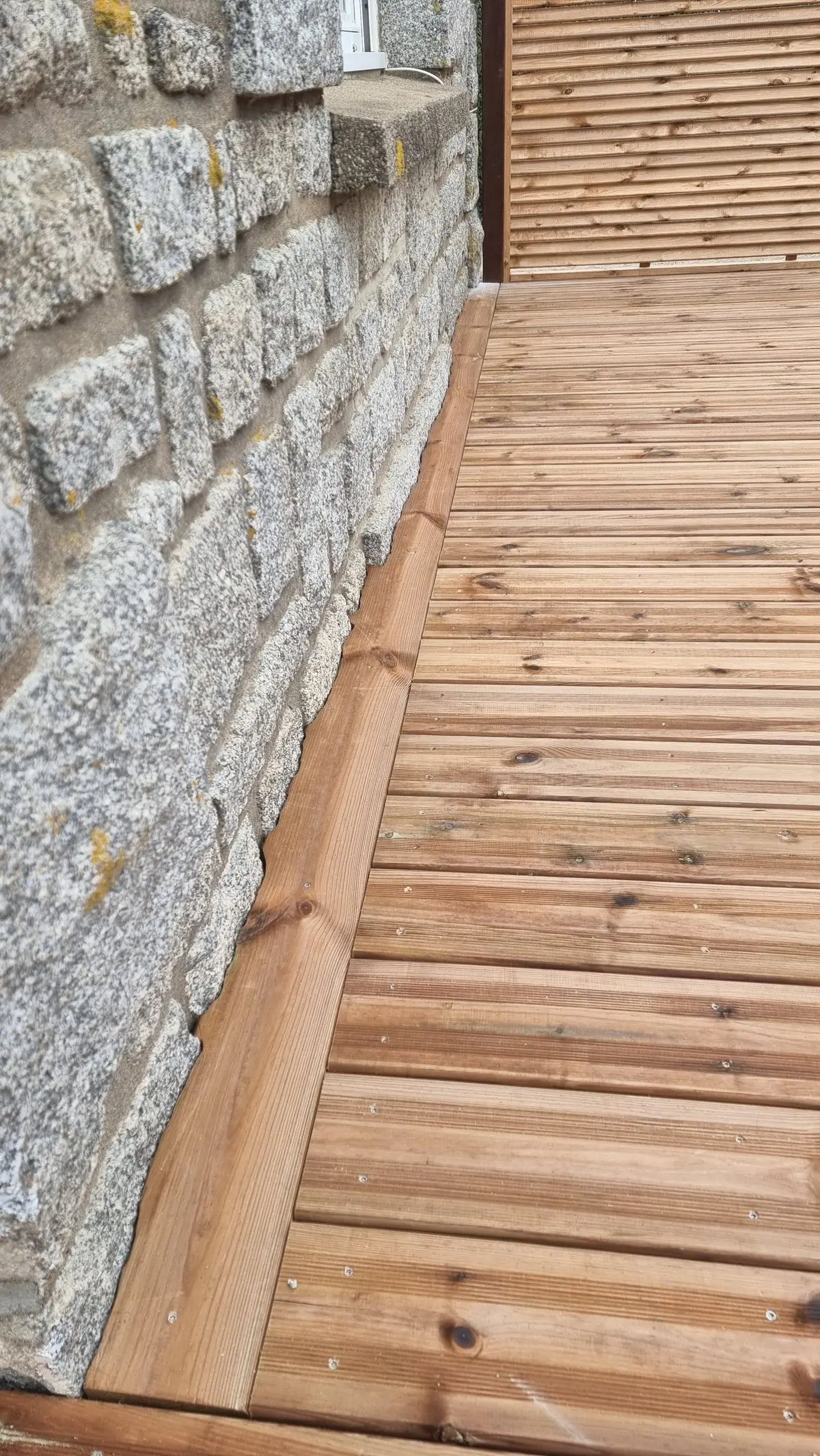 Terrasse bois sur pilotis — photo du chantier 3